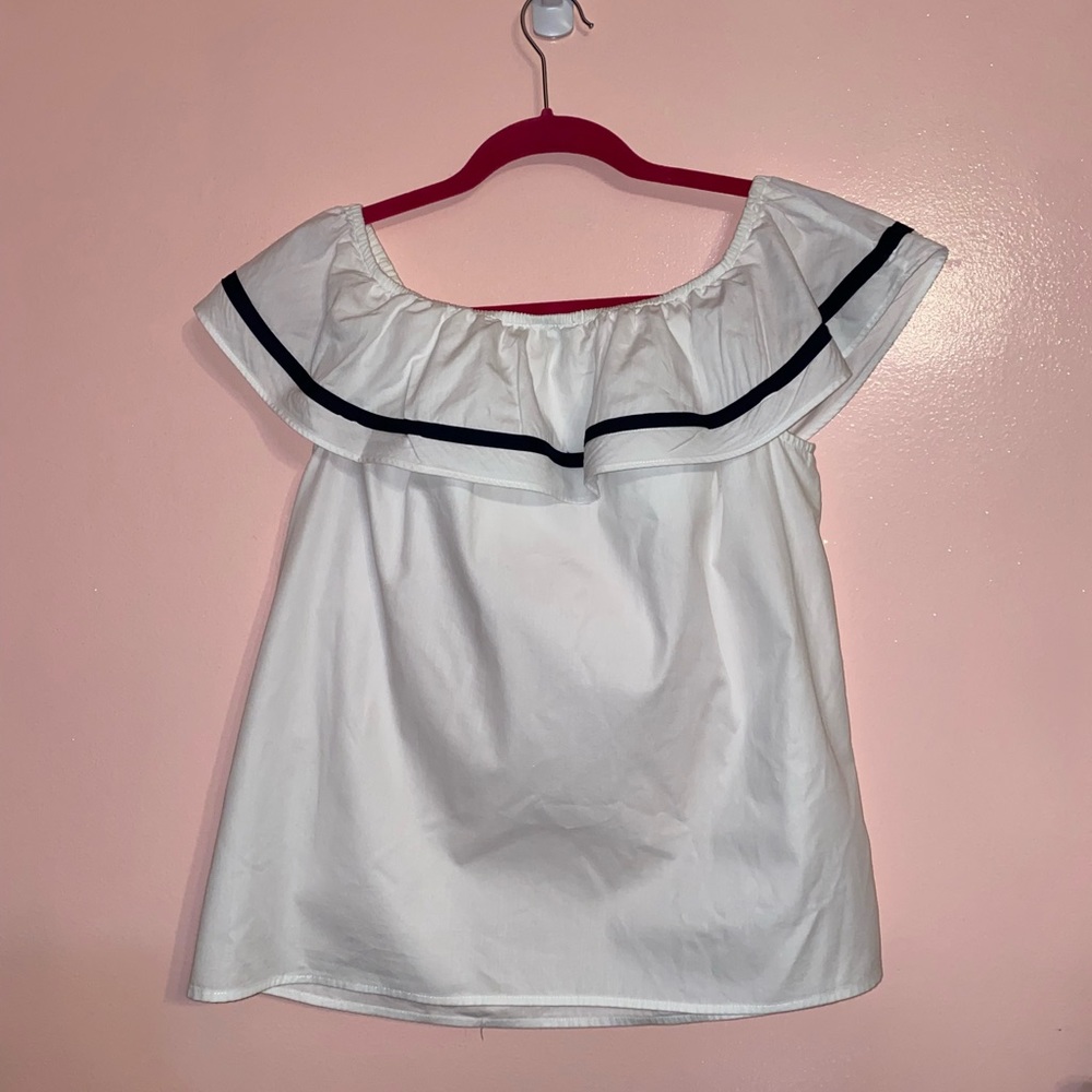 Crown and Ivy White Off the Shoulder Top